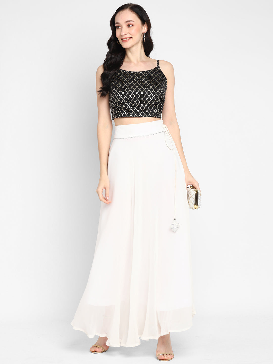 Chanderi Black Brocade Blouse