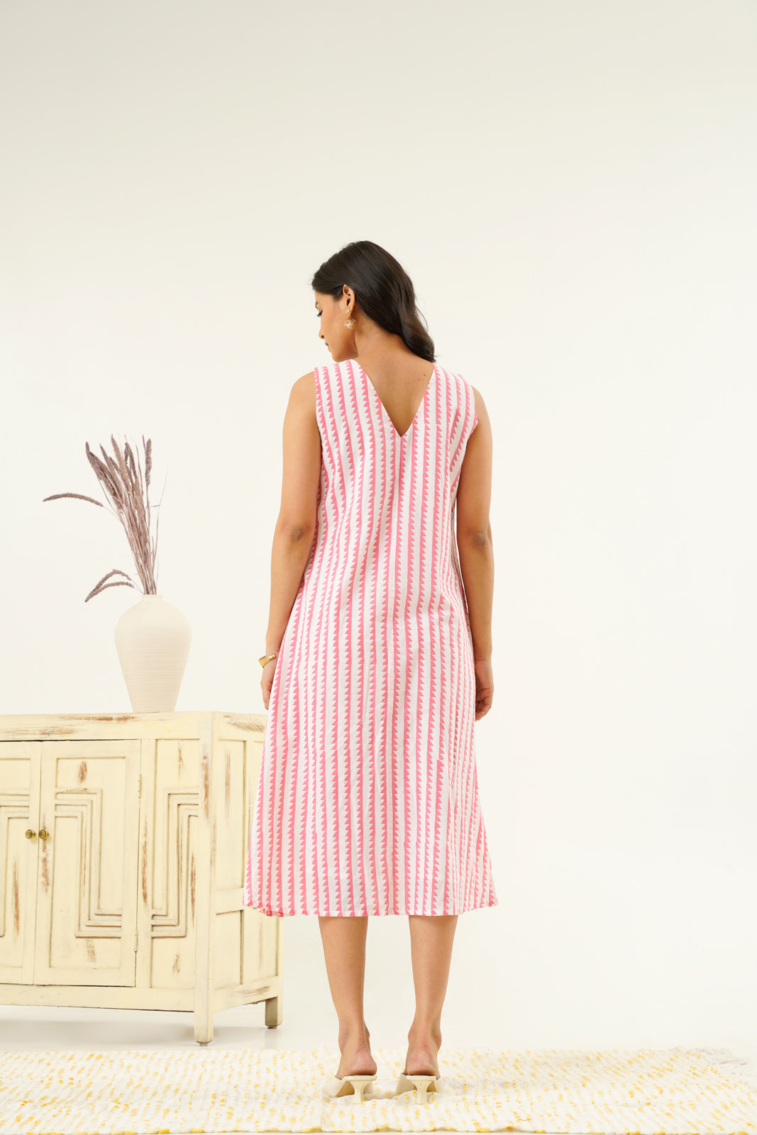 Buy Hand crafted block print dress