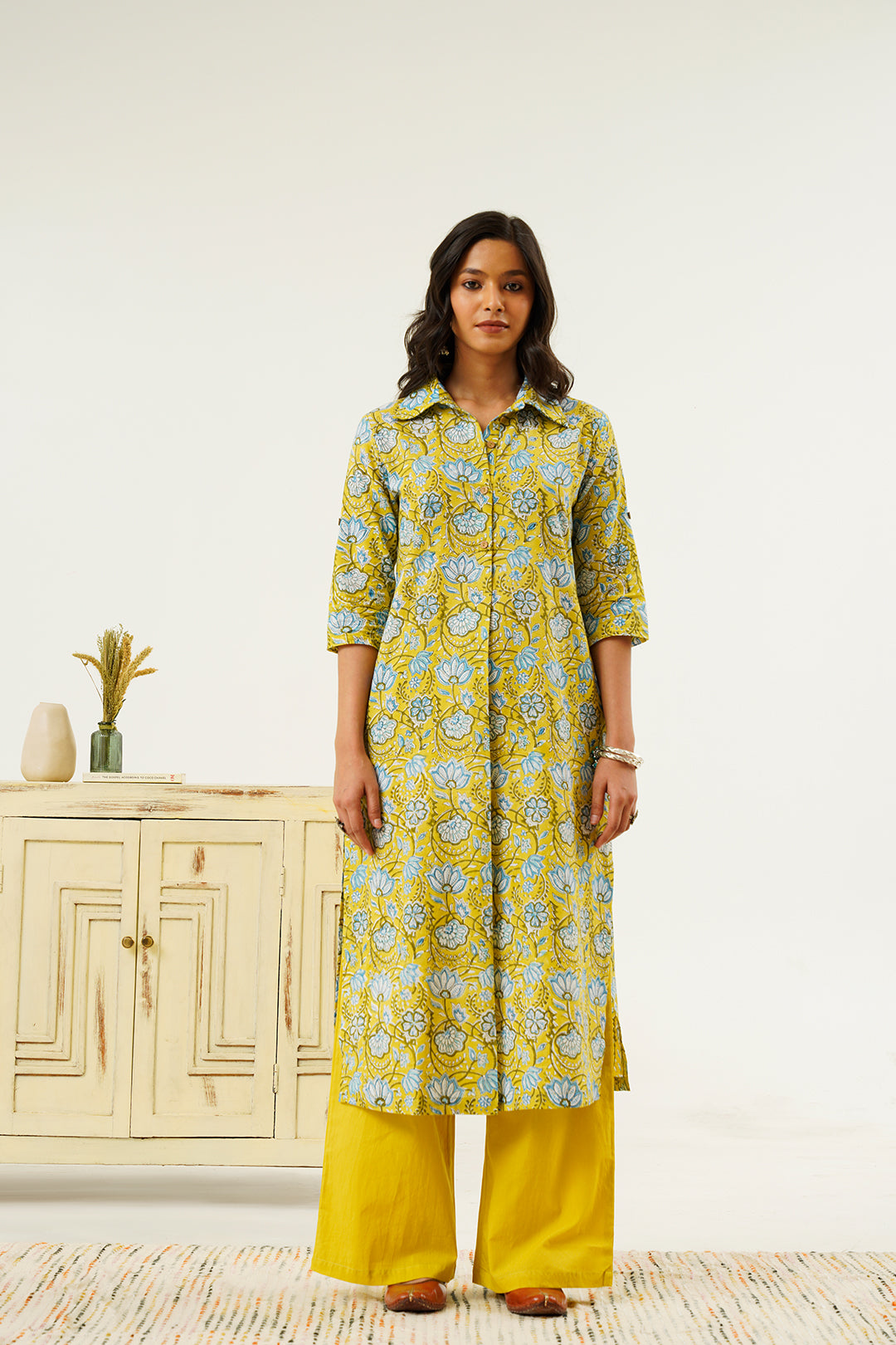 Aishwarya Hand Block Print Kurta Set