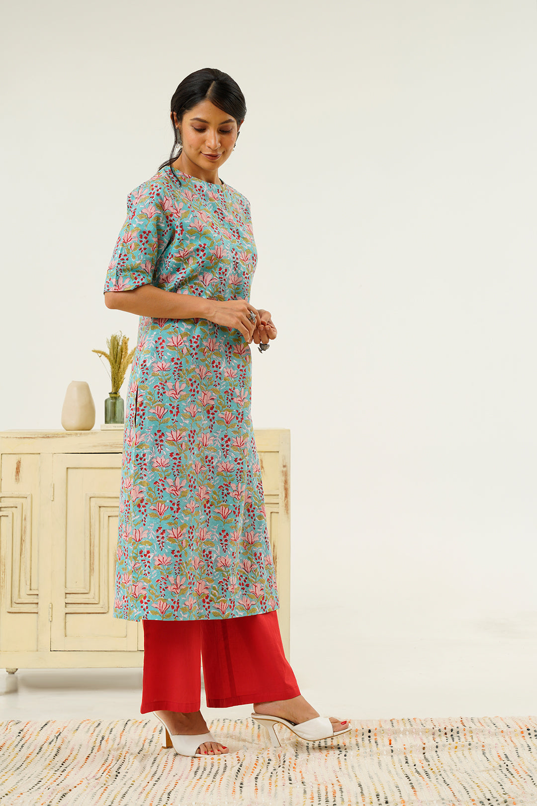 Suruchi Hand block Print Kurta Set