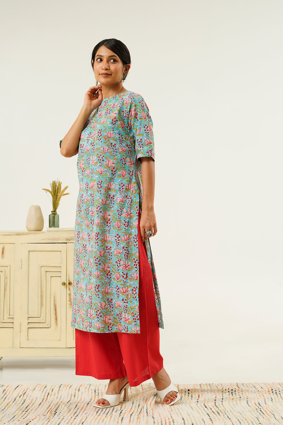 Suruchi Hand block Print Kurta Set