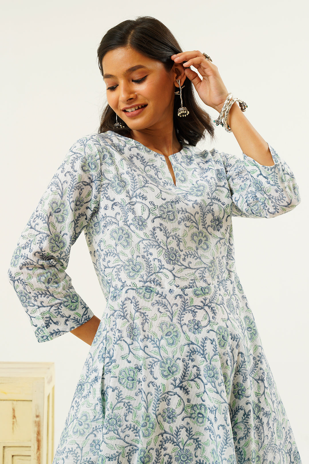 Vaidehi Sanganeri  Anarkali Print Kurta Set