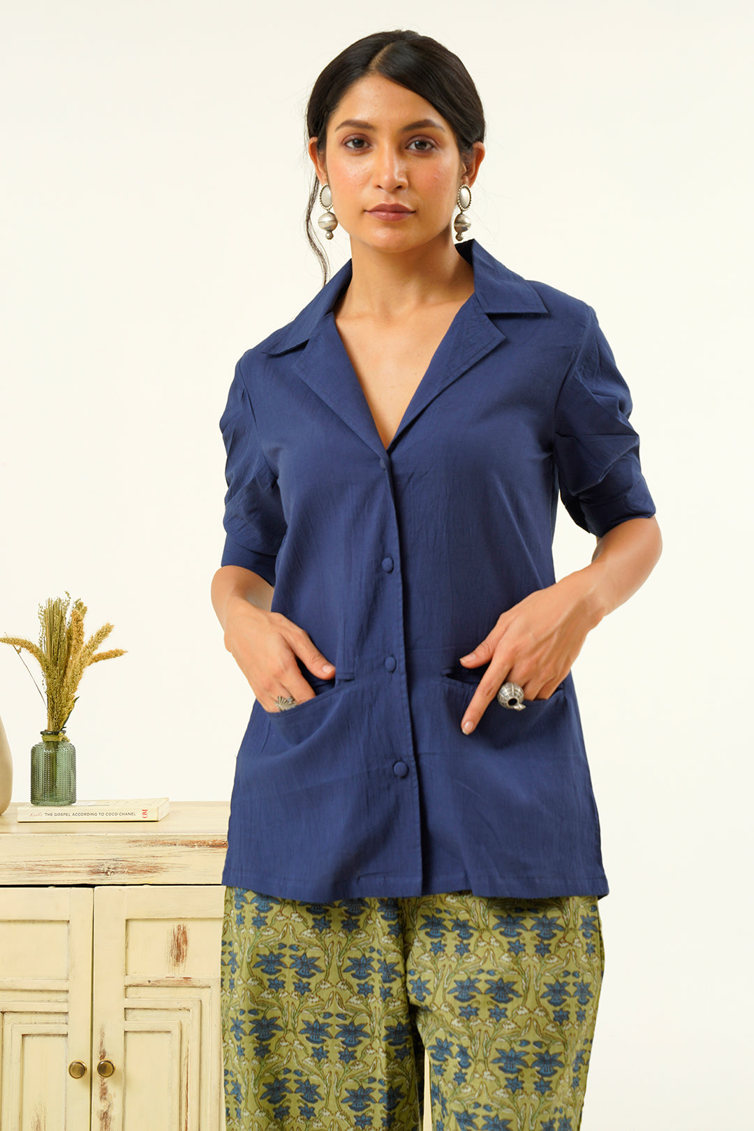 Kashvi Sanganeri Print Co-ord Cotton set