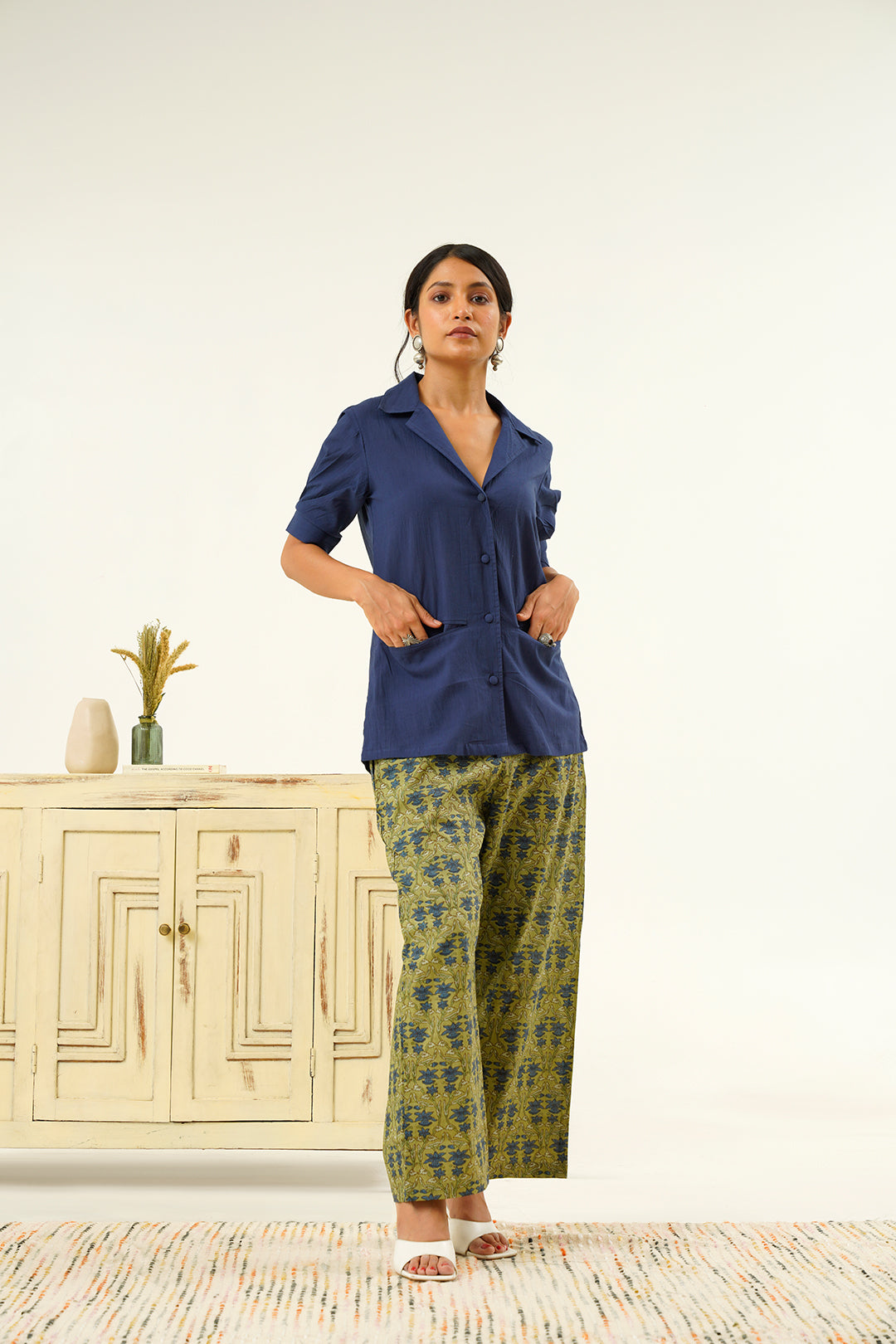 Kashvi Sanganeri Print Co-ord Cotton set
