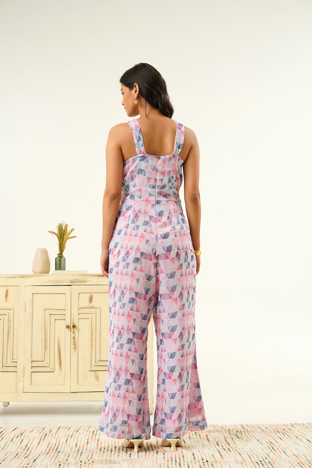 Sakshi Abstract Print Jumpsuit