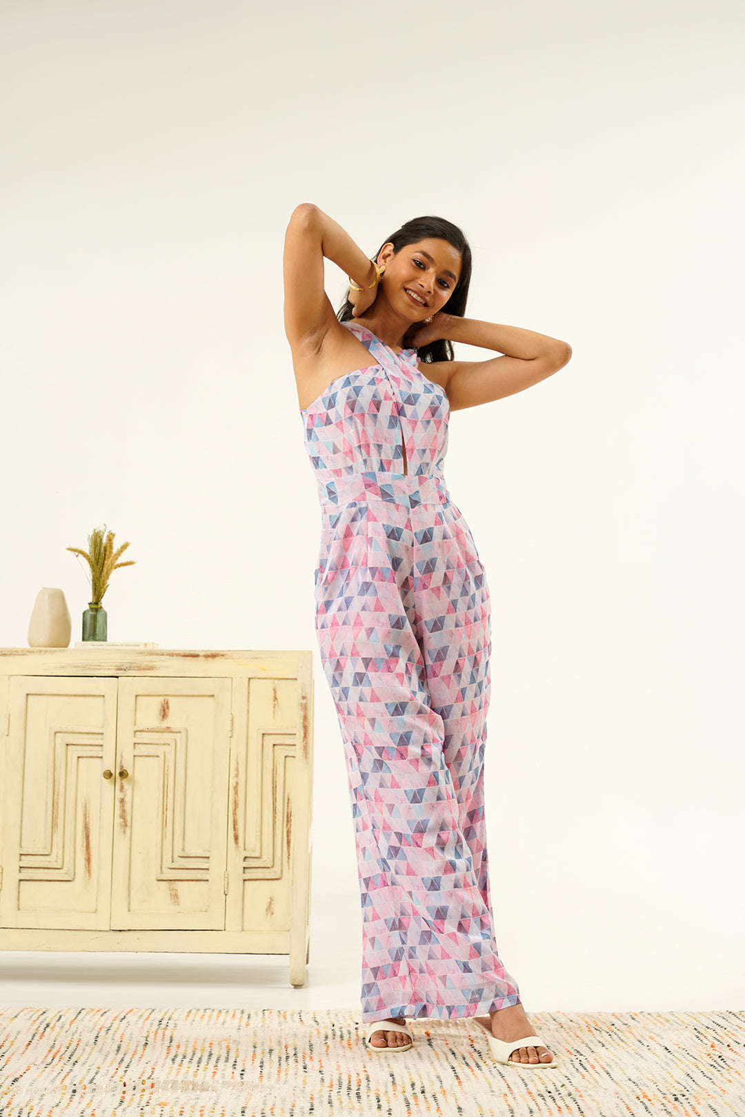 Sakshi Abstract Print Jumpsuit