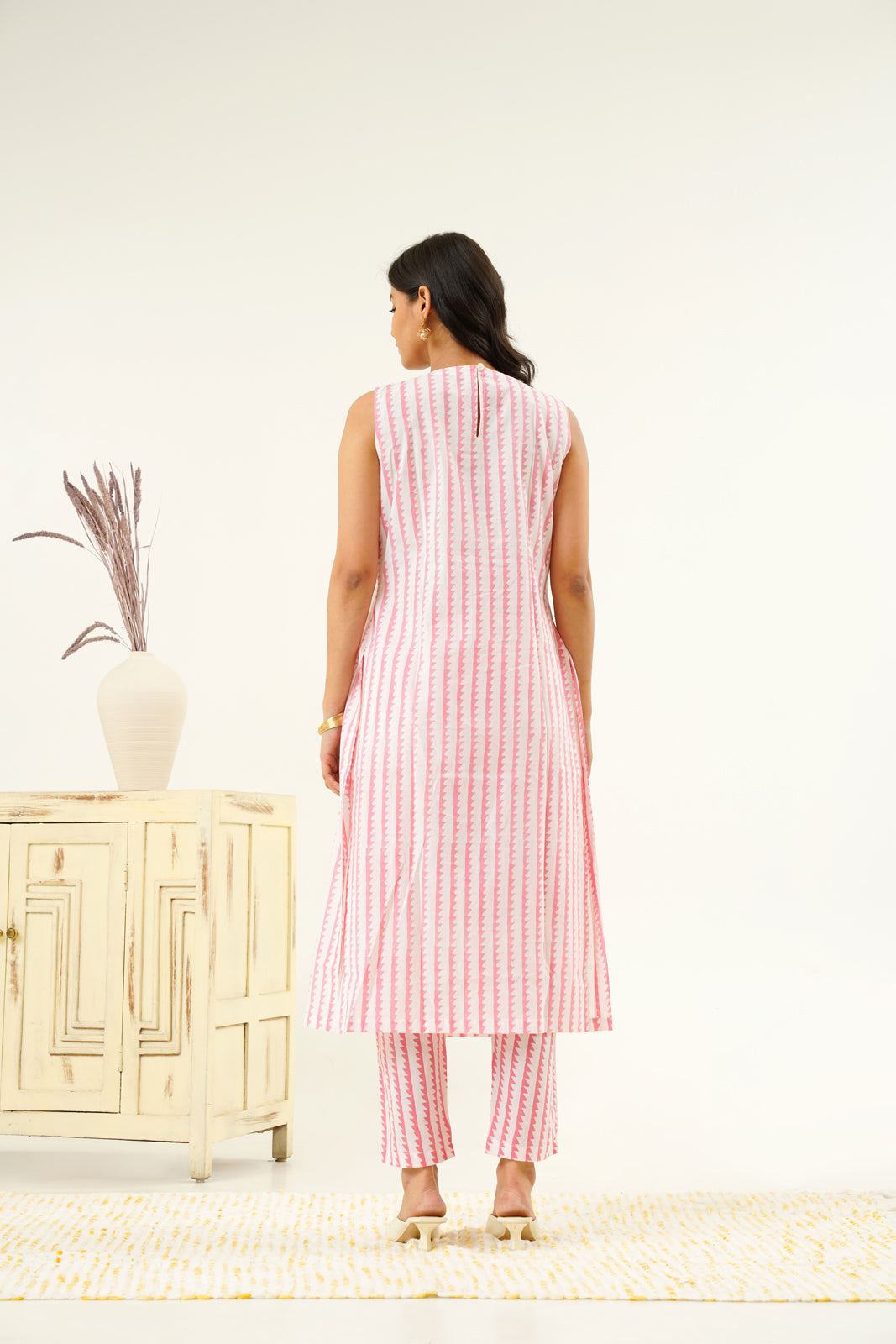 Nandini Hand block Print Kurta Set