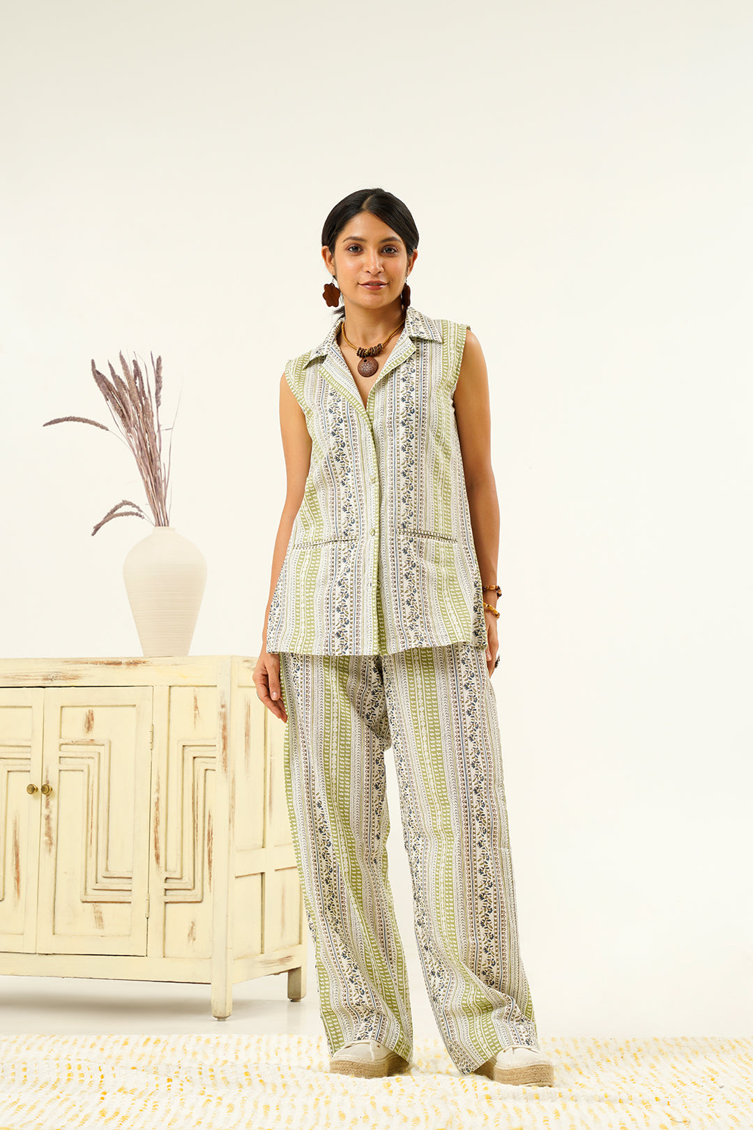 Kalini Block Print Co-ord Cotton set