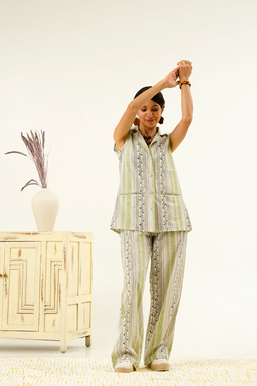 Kalini Block Print Co-ord Cotton set