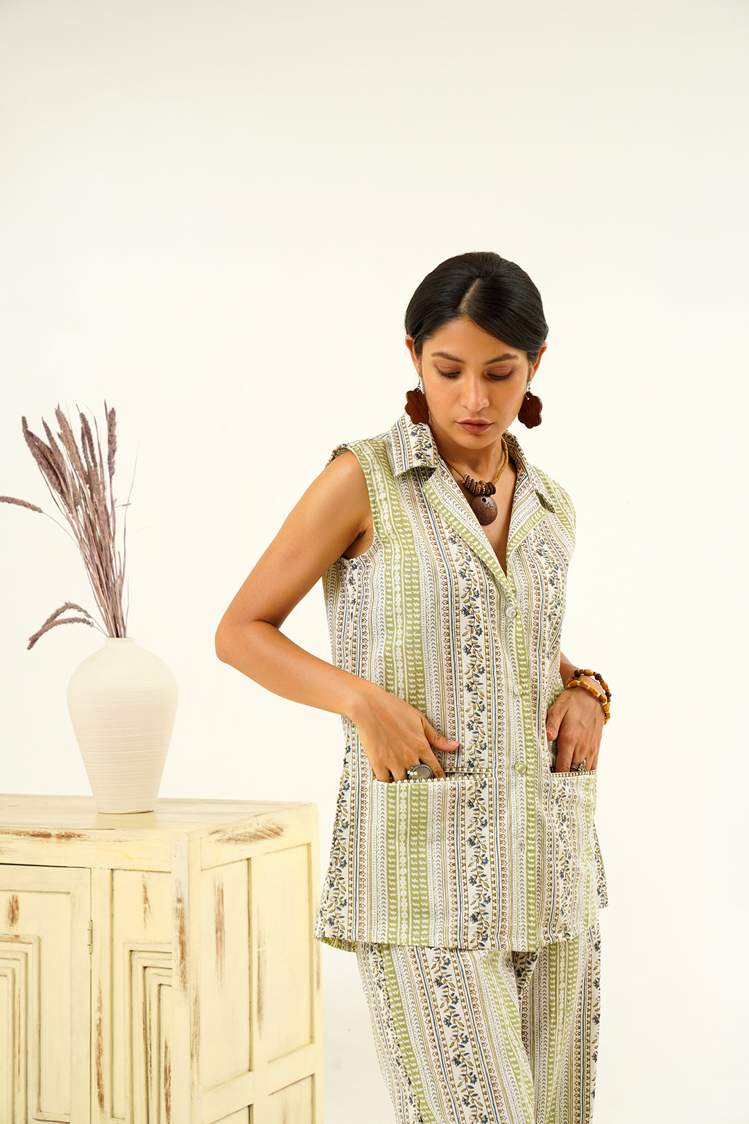 Kalini Block Print Co-ord Cotton set