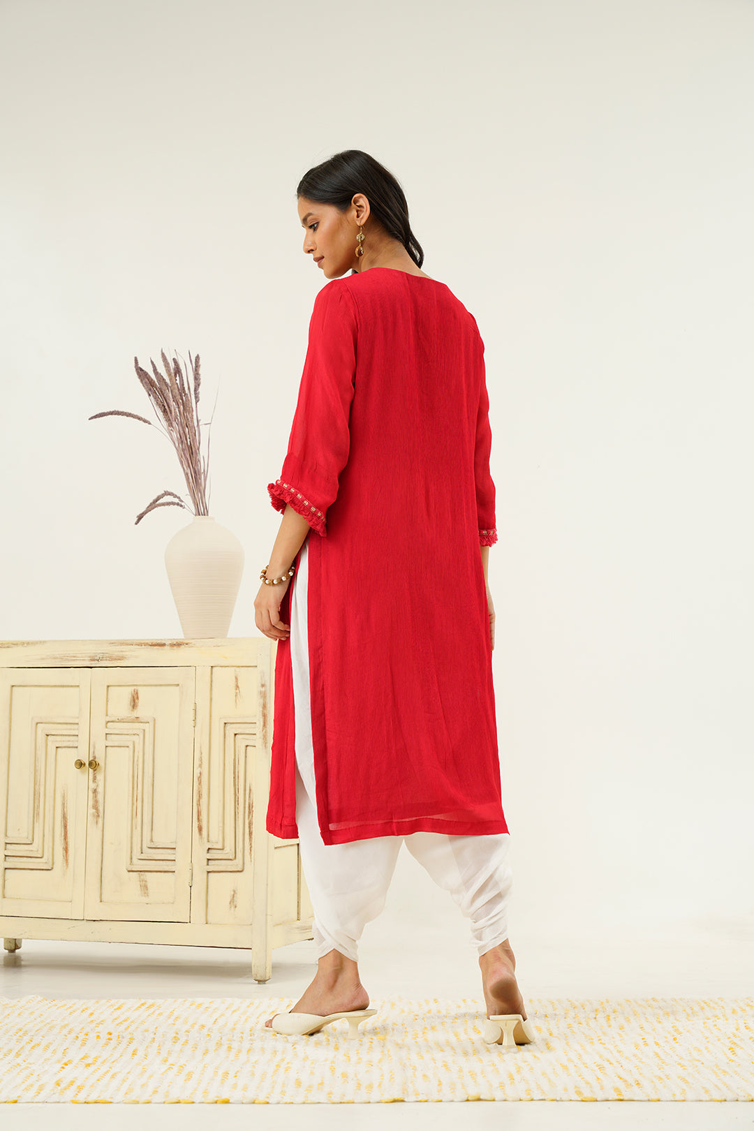 Lakshmana Straight Embroidered Kurta Set