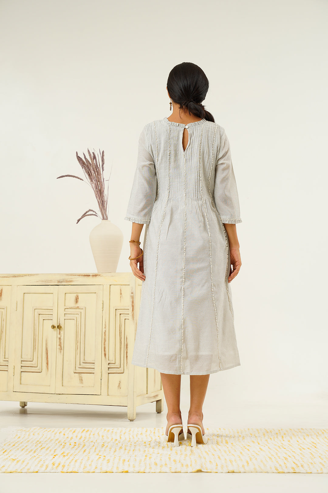 Varuna Chanderi Flair Dress