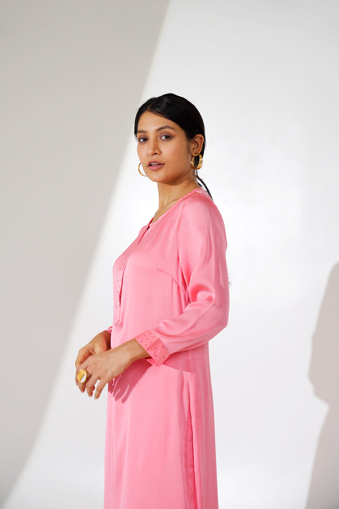 Leela Front Placket Woman Kurta Set