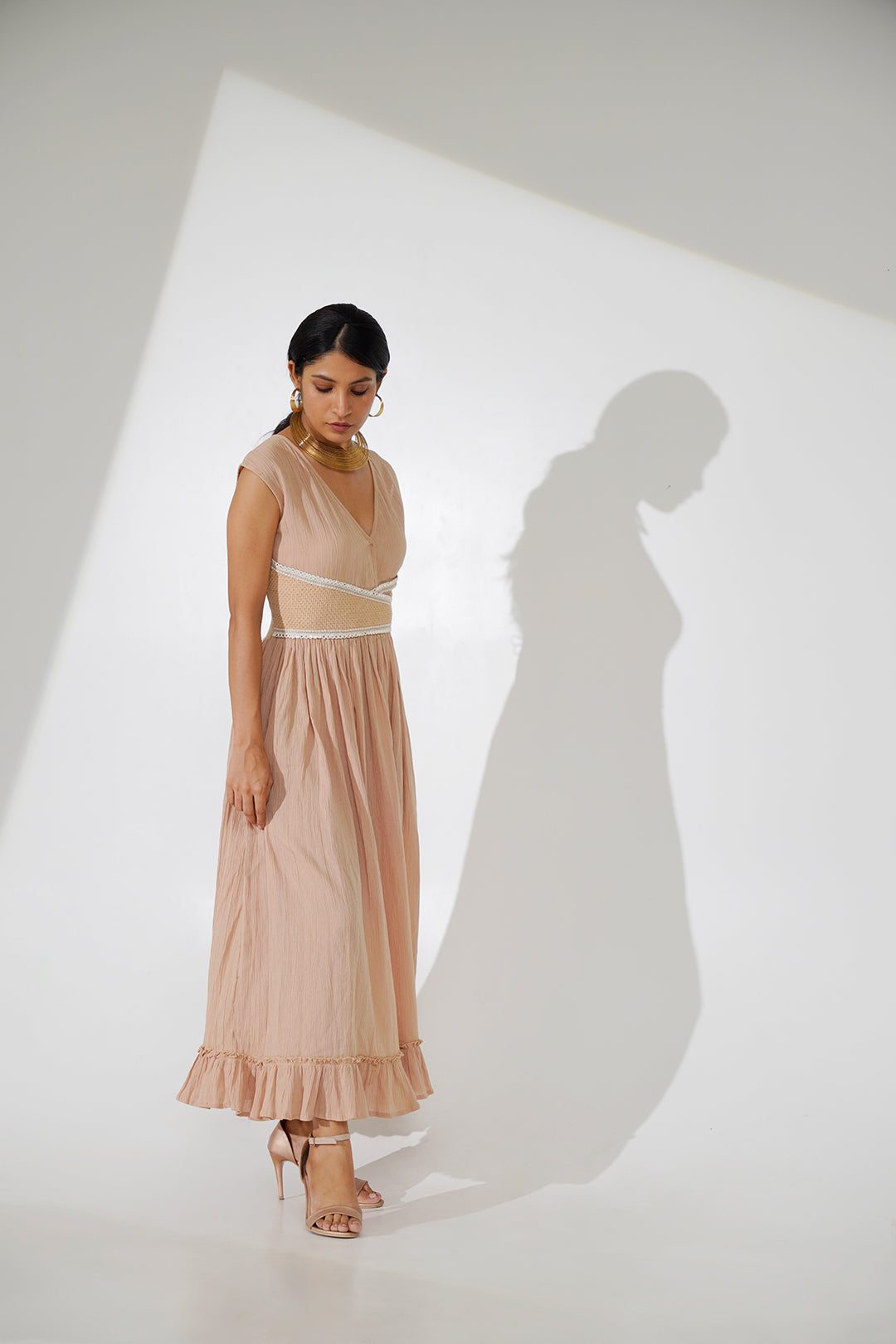 Sahiba Cotton Midi Dress