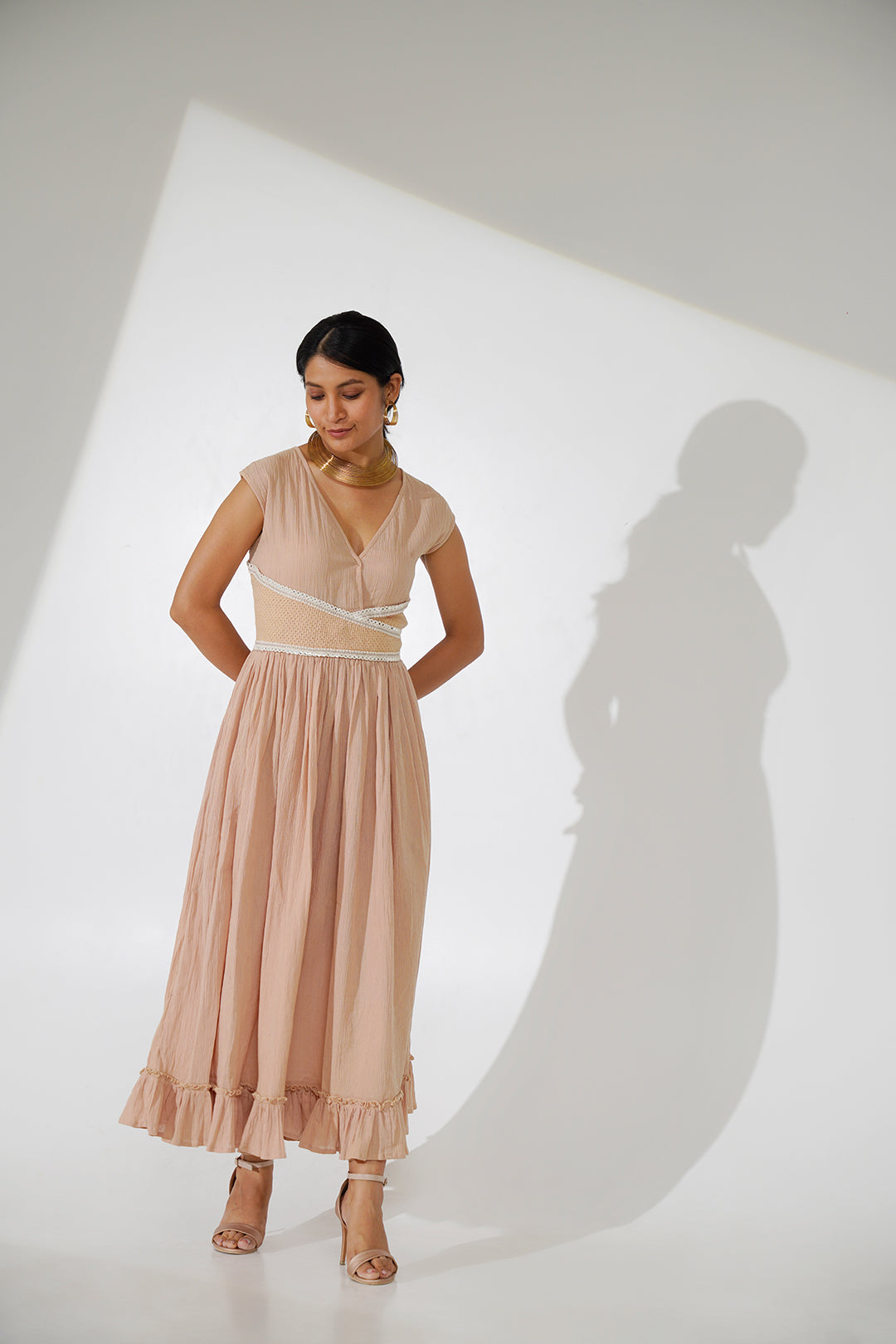 Sahiba Cotton Midi Dress