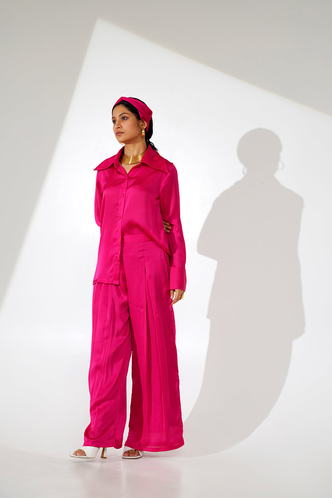 Srishti Raspberry Co-ord Set