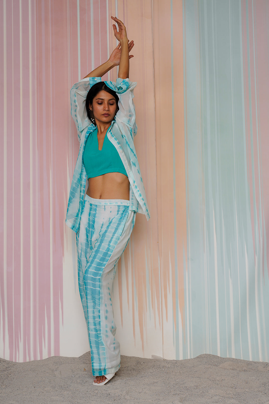 Arundhati Tie-Dye Georgette Co-ord Set